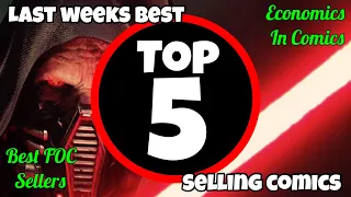 Top 5 Best Selling Comic Books 💲🤮💲 Last Weeks Store Orders