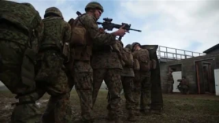 U.S Marines/Japan Ground Self Defense Force (JGSDF) Conduct Urban Breach Training