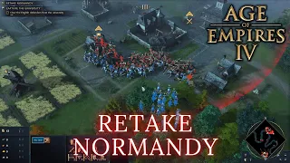 Age Of Empires 4 - RETAKE NORMANDY (Hard)