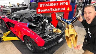 I STRAIGHT PIPED MY $2,000,000 SENNA HYPERCAR AND IT SOUNDS INSANE!