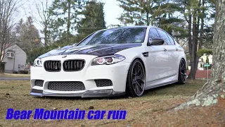 RANDOM BEAR MOUNTAIN CAR MEET WITH MY F10 M5 6SPD