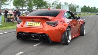 JDM Tuner Cars leaving Japfest! RocketBunny GT86, Top Secret Supra, Nissan Z, Lancer Evo, Subaru WRX