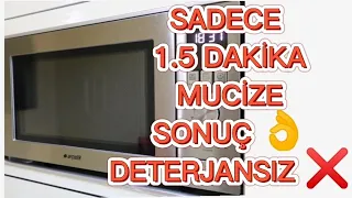 Mikrodalga Nasıl Temizlenir💯| PratikYöntem Sonuna Kadar İzleyin👌