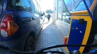 bicycle driving in Batumi Georgia