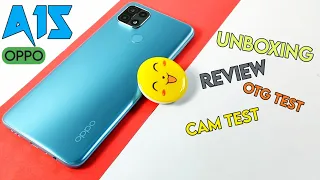 Oppo A15 Blue Unboxing & Review | 60 Hz | 4230 mAh | Camera Test | Helio P35