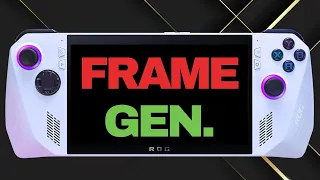 AMD Fluid Motion Frames | Tested ON Ally