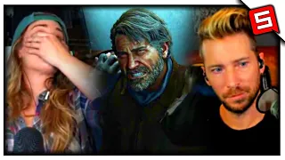 Last Of Us 2: Troy (Joel) & Ashley (Ellie) Gets Emotional During The Last Of Us Part 2 Joel's Death