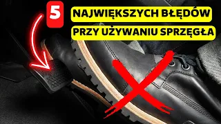 5 największych błędów przy używaniu sprzęgła