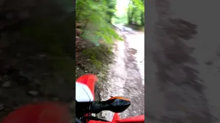 Fail or Save? #honda #dirtbike #offroad #crash #crf250l #crf #fmf #rain #adventure #explore #lucky