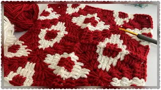 Beautiful #Crochet Knit Motif Model Tutorial /Çok Güzel Tığ İşi Örgü Motif Modeli Yapımı