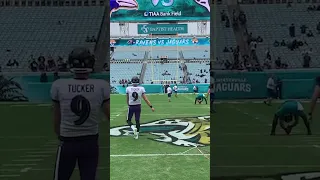 Justin Tucker being Justin Tucker (65 yards) 🤷‍♂️ #shorts