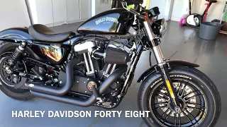 Harley Davidson Forty Eight’s Starting and  Sound