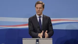 Integrale persconferentie MP Rutte van 10 november 2017