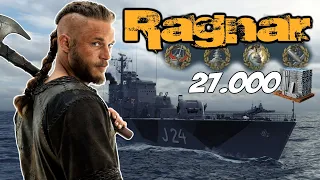 245k Damage Ragnar  - NEW - 27 K STEEL Premium Ship