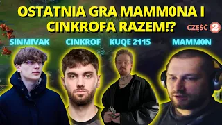 CINKROF - NIEDZIELNY CLASH FT. SINMIVAK, KUQE 2115, MAMM0N I 100PA [CZ. 2/2]