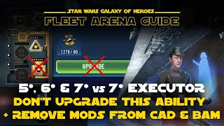 Executor Mirror Guide 2.0 After Buffs | SWGOH Fleet Arena
