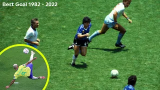 Il Miglior Goal di Ogni Edizione dei Mondiali di calcio (1982 - 2022) HD