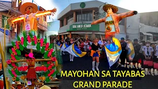 Mayohan Grand Parade Parada ng Tagay at Tao Tao sa Tayabas City Province of Quezon Philippines