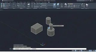 How to draw 3D objects in AutoCAD 2021 Student Version