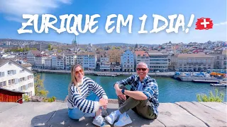 ZURIQUE em 1 DIA: principais PONTOS TURÍSTICOS, gastando quase nada!🇨🇭