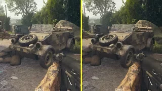 Call of Duty WWII BETA PS4 Pro vs Xbox One S Graphics Comparison