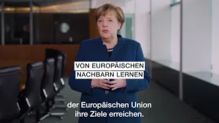 Bundeskanzlerin Angela Merkel zur EUKI und Klimaschutz in Europa