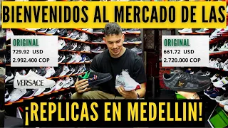 Así es El Mercado MAS GRANDE De Réplicas En MEDELLÍN | $40 Dólares Tenis LOUIS VUITTON!!!