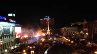 Ukrainian Anthem on maidan Feb 18th 2014