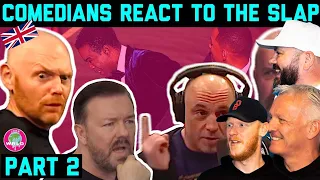 Every Comedian's Reaction to Will Smith Slapping Chris Rock Part 2  REACTION!! | OFFICE BLOKES R