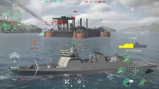 TF-2000 destroyer in action : Modern Warships