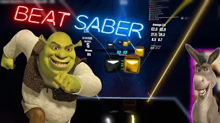 I played THE ENTIRE SHREK MOVIE in Beat Saber! || 100 Subscriber Special