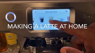 Making A Latte At Home | Breville Barista Touch