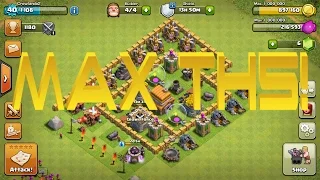 Clash Of Clans | MAX TOWN HALL 5 BASE!