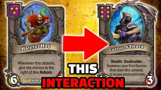 💀 THiS iNTERACTiON SAVED ME... 【Hearthstone: Battleground】