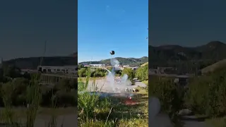 Fireworks VS Kettle. Huge bang!