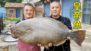 2240元買2條40斤皇帝魚，剔魚肉做手工魚丸，二十多人吃到撐