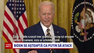 Joe Biden: „Vladimir Putin riscă să declanșeze un război nuclear”