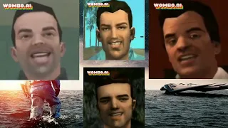 Every GTA Protagonist Characters In 🎶Singing Astronaut In The Ocean [Deepfake | OLD Video] (Part. 1)