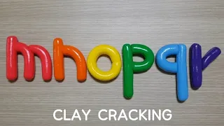 mnopqr clay cracking 소문자 mnopqr 점토 부수기