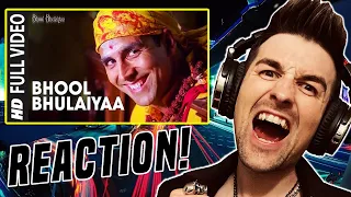 Bhool Bhulaiyaa Title Track (Full Video) | Akshay Kumar, Vidya Balan | Neeraj Shridhar (REACTION)