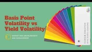 Basis Point Volatility vs Yield Volatility (FRM Part 2, Book 1, Market Risk)