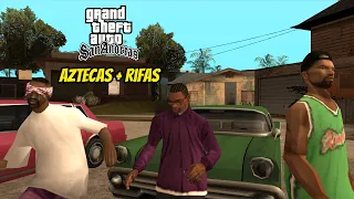 GTA San Andreas: What Happens If Rifas Join Aztecas!? (Part 2)