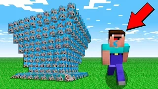 НУБ ПРОТИВ ЦУНАМИ ИЗ СОБАК В МАЙНКРАФТ ! КАК ВЫЖИТЬ НУБУ MINECRAFT ТРОЛЛИНГ ЛОВУШКА ЗАЩИТА МУЛЬТИК