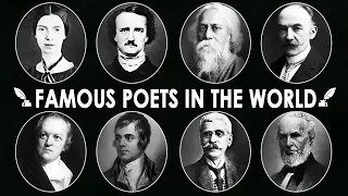 Famous Poets In The World | The Greatest Poets of All Time | Top 10 Wold Trend