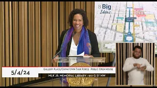 Mayor Bowser Attends 'Gallery Place Chinatown Public Meeting' - 5/4/24