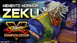 Memento Morimori (Zeku) ➤ Street Fighter V Champion Edition • SFV CE [4K]