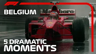 Top 5 Dramatic Moments | Belgian Grand Prix