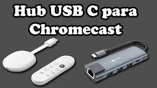 Adaptador/Hub USB C VEMONT para Chromecast Google TV