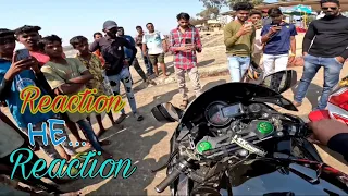 KAWASAKI NINJA H2 ne sabko deewana kr diya💕 Craziest Public Reaction😍 |Mumbai to Alibaug| Part-3