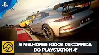 5 melhores jogos de CORRIDA do PS4!